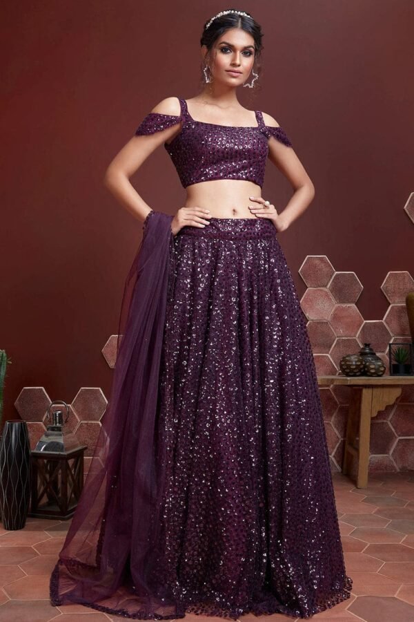 Indigo Purple Lehenga Choli