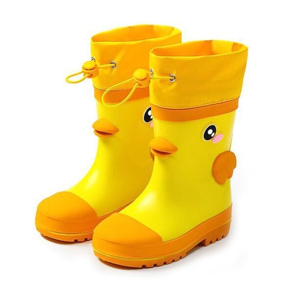 Kr  Mr. Daffy Quackhead Flexible Rubber Rain Gumboots for Toddlers and Kids