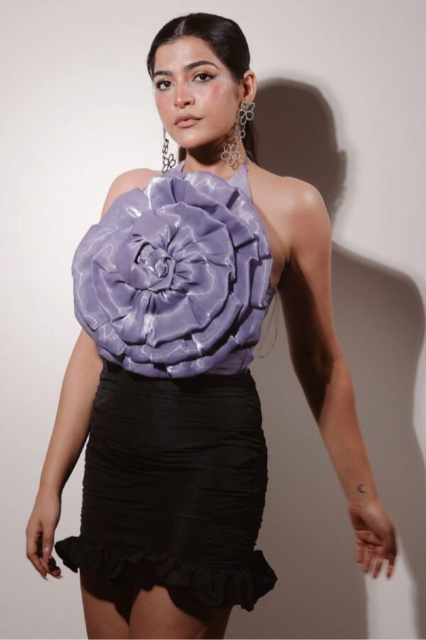 Kritika Khurana In Our Lilac Rose Top