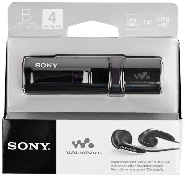 NWZ-B183F Walkman 4GB Digital Music Player with FM, 20 hours of battery life