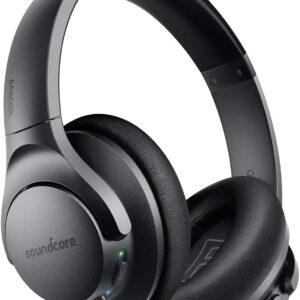 Soundcore Life Q20 Hybrid Active Noise Cancelling Headphones, Wireless Over Ear Bluetooth Headphones, 40H Playtime