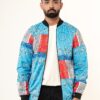 Multicolor Paisley Printed Velvet Jacket (Unisex)